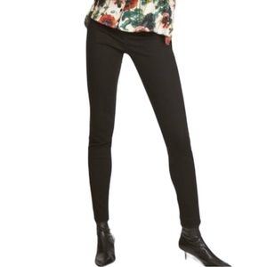 H & M Super Skinny Stretch Twill Pull-On Black Pants